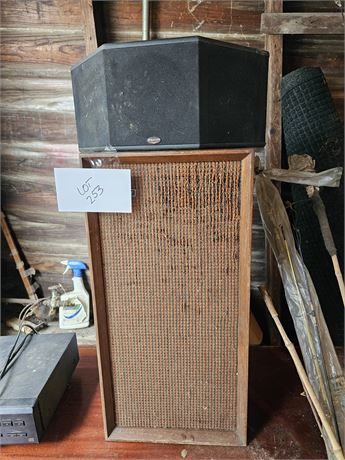 Vintage Scott Floor Speaker & Klipsch Speaker