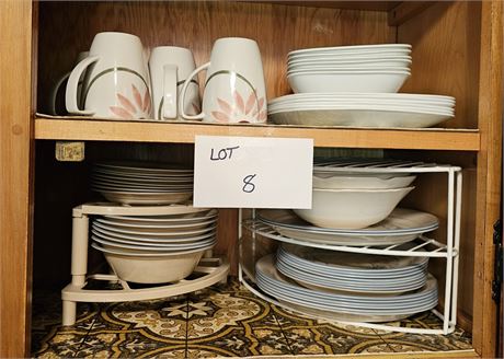 Mixed Corelle Dish's- Bowls, Plates, Cups & More