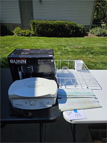 Hamilton Beach Indoor Grill / Bunn Coffee Maker & More