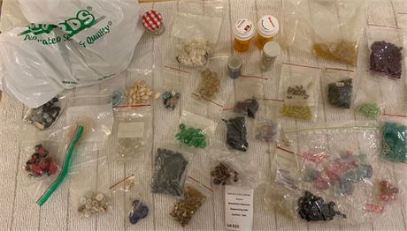 Colorful Singular Bead Crafting Lot