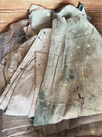 Linen/Canvas Paint Tarp Lot
