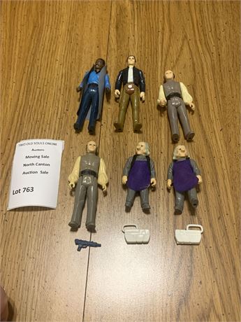 Lot of 3 Empire Strikes Back Cloud City Lando Calrissian, Lobot Figures & More