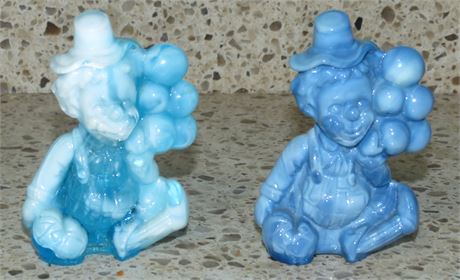 Mosser Glass "Hoagy" "Gabby" Figurines
