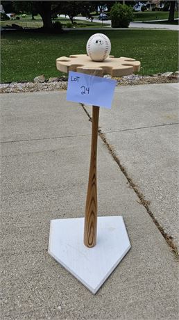 Wood Baseball Bat Holder