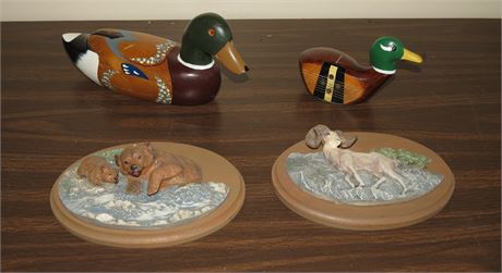 Wood Ducks, Avon Bear, Ram Wall Decor
