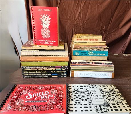 Vintage Cookbook Lot