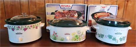 3 Rival Crockpots