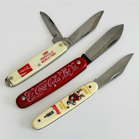 Vintage Coca-Cola Advertising Pocket Knives