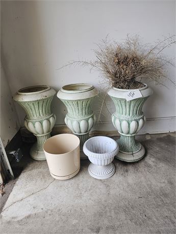 Outdoor Urn Style Planters & More