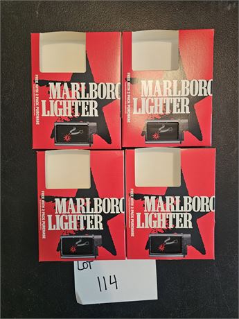 Marlboro Wild West Lighters x4