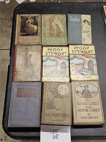 Late 1800's- Early 1900's Mixed Books