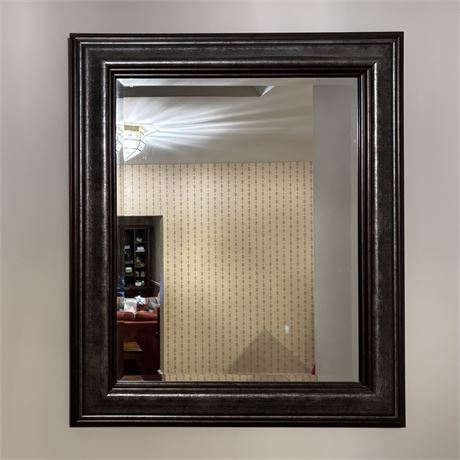 Graywash Rectangular Hanging Wall Mirror