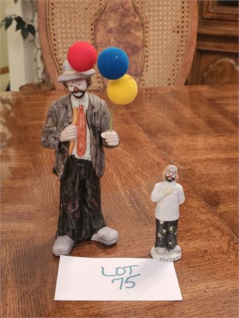 Flambro Emmett Kelly Jr & Dentist Figurine