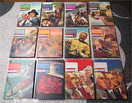 Golden Book History Of The US Volumes 1-12