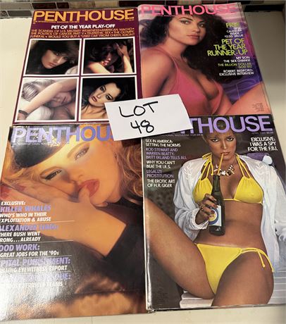 1980s Penthouse Magazine Lot