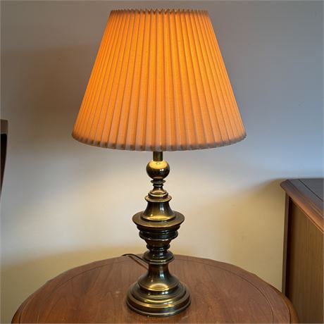 Vintage Stiffel Brass Table Lamp - 25"T