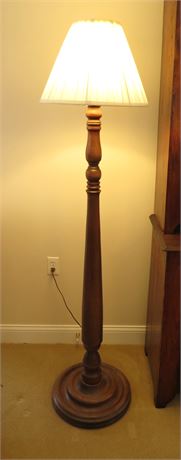 Large Wood Floor Lamp