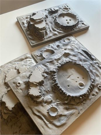 3D Space Terrain Piece Set