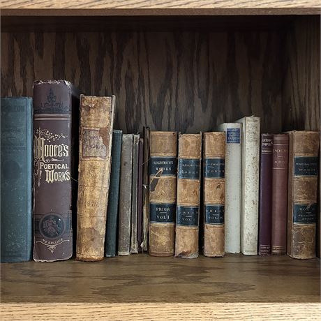 Mixed Collection of Antique Books