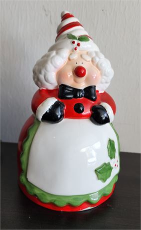 Ceramic Mrs. Claus Cookie Jar by Current