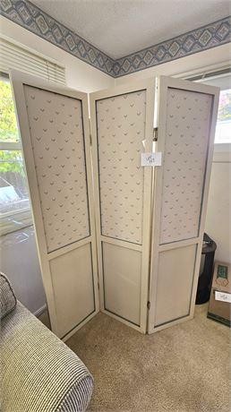 Paneled Wood Room Divider