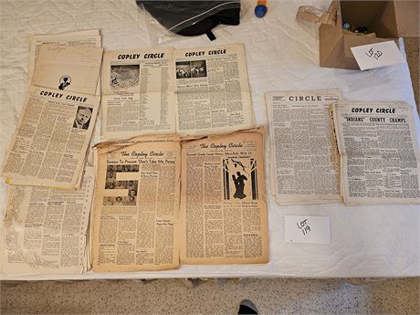 1940's "The Copley Circle" Newspaper-Newsletters