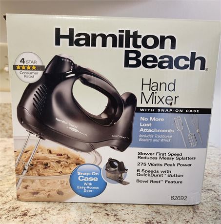 *NIB*  Hamilton Beach Hand Mixer