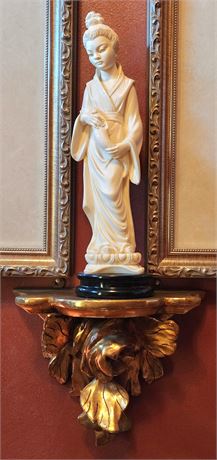 Alabaster Carved Sculpture By V. Giannelli