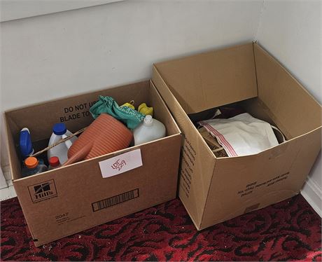 Mixed Lot: Cleaners, Chemicals, House Hold & More