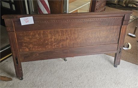 Solid Wood Antique Full Size Headboard