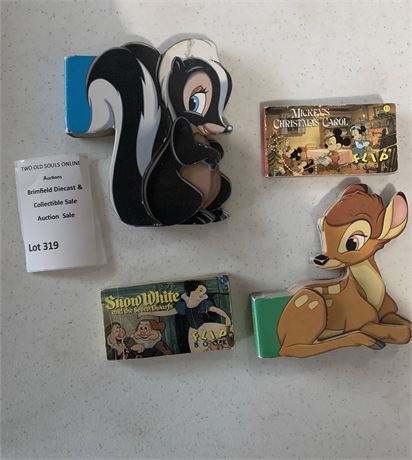 Disney Character Shaped Flip Books -  Flower the Skunk, Bambi