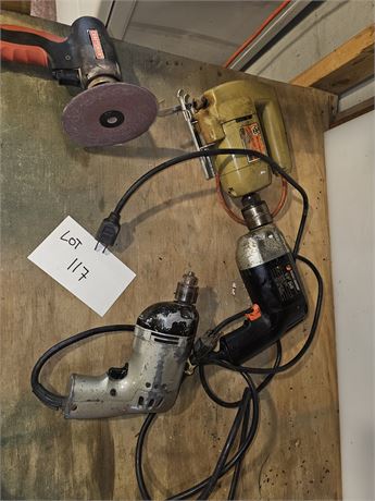 Electric & Air Tools: Drill, Sander & More