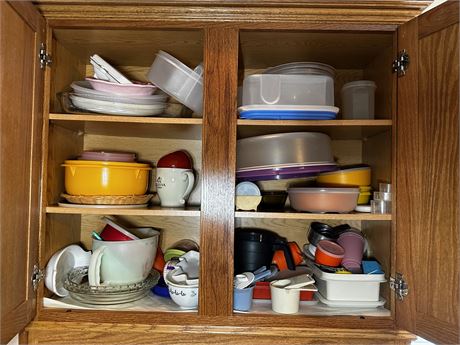 Container Cupboard Clean Out