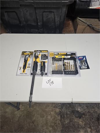 Dewalt Flex Torq, Impact Driver, Drill Bit Set & More NIB