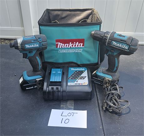 Makita Cordless Driver Drill & More