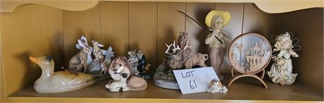 Mixed Figurine Lot & More