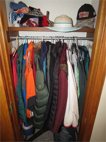 Closet Cleanout: Coats, Jackets, Hats, Gloves Etc