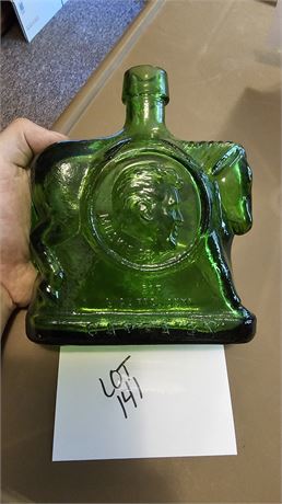 1968 Democratic Campaign Green Bottle