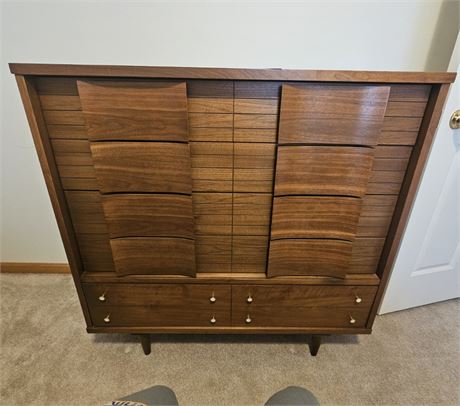 MCM Johnson Carper Walnut Dresser