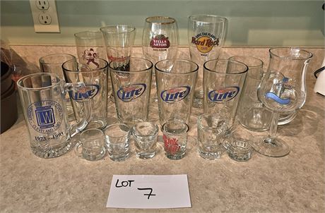Mixed Advertising Mugs, Shots & Glasses