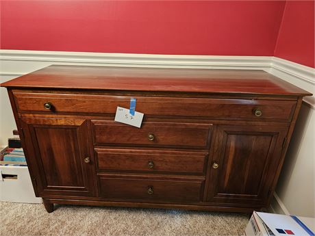 Willett Furniture Co. Cherry Wood Side Board with Storage