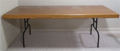 Folding Pressed Wood Table