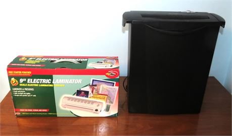 Laminator and Paper Shredder