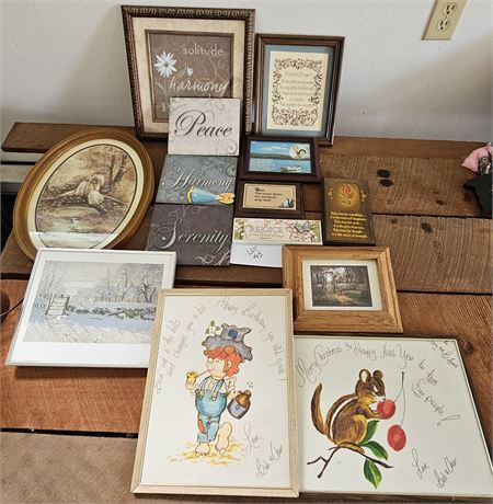 Mixed Art Lot: Size, Style, & Artist Vary