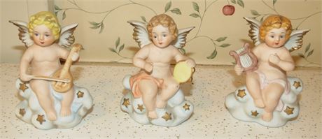 Vintage Homco Cherub Figurines