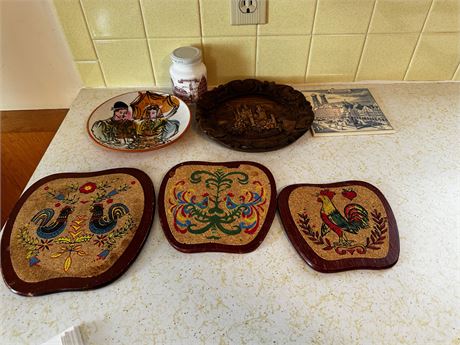 Trivets, Plates and Other Items