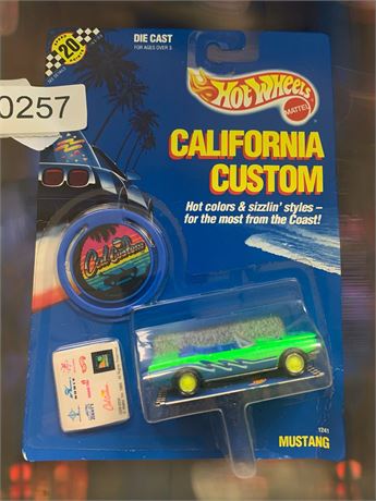 Hot Wheels California Custom Mustang In Original Box