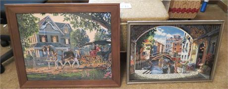 Framed Paint By Numbers Art