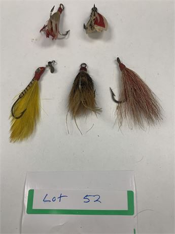 Lot of 5 Fly Fishing Lures