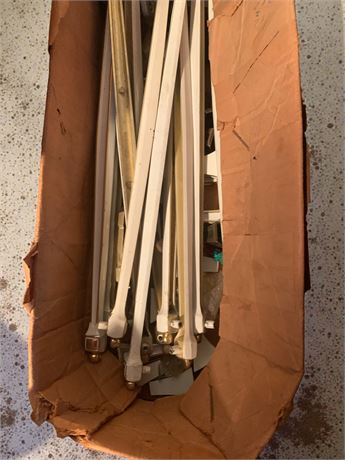 Fluorescent Tube Light Fixtures, Vintage Door Handles & More